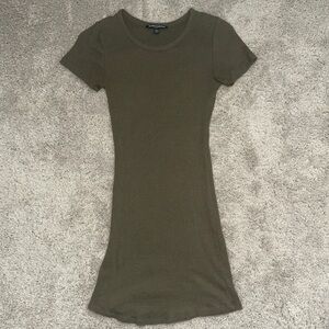 Brandy Melville Olive Green Dress